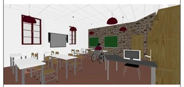 restructuration et rénovation énergétique du groupe scolaire à St Etienne sur Usson (63)